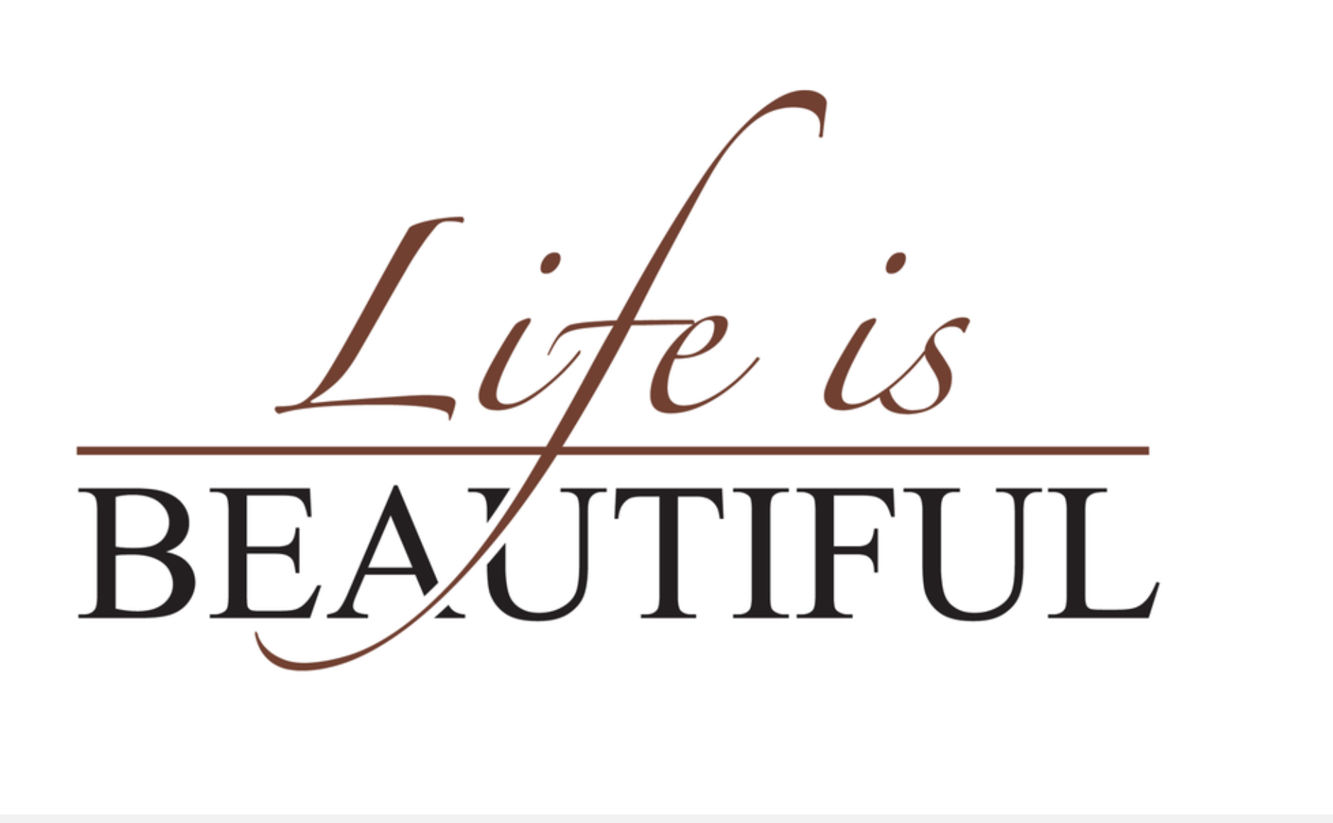 Logo Life Is Beautiful